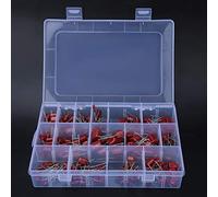 Fabater 180PCS CBB Polypropylene Film Capacitor Assortment, 10nF 400V to 68nF 630V, 15 Values Electronic Capacitor Kit with Plastic Box