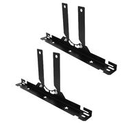 Fabater 2 Pcs Wheel Alignment Tool, Steel Toe Alignment Plates with Slots for Tape Measure, No Caliper Removal Needed, for Car Front End Adjustments, Compatible with Most Vehicles