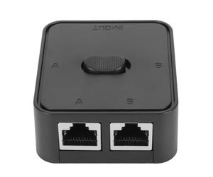 Fabater 2 Port Gigabit Network Switch, RJ45 1 in 2 Out PoE Extender, Desktop Ethernet Splitter for Cat 6, 1000Mbps Fast Transmission, No Power Needed