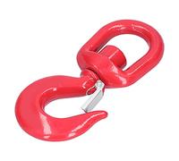Fabater 2 Ton Type Rotating Crane Hook, Alloy Steel Rigging Lifting Hook 8 Tons Breaking Force, Industrial Hoist Accessories with Large Opening for Factory Port Construction