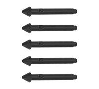 Fabater 2H Stylus Pen Tips 5Pcs for Pro 7 6 5 4 Book, Glossy Rubber High Sensitivity Accurate Touch Screen Replacement Pen Nibs, Fine Smooth Reduce Friction, Black Easy Install