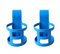 Fabater 2Pcs Pool Cup Holder Clip for Round Top Rails Above Ground (2Pcs, | Sturdy Abs Build, No Spill Design, Poolside Relaxation, Hot Tub Drink Caddy, Removable Hook, Fits Two Inch Bars