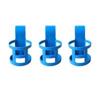 Fabater 2Pcs Pool Cup Holder Clip for Round Top Rails Above Ground (3Pcs, | Sturdy Abs Build, No Spill Design, Poolside Relaxation, Hot Tub Drink Caddy, Removable Hook, Fits Two Inch Bars