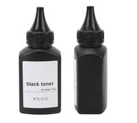 Fabater 2x 200g Black Toner Refill Powder for 1610 M2070 4321 3110 3200 PE220 PE120 3150 E210 E230 E260 E350 Printer, Upgraded High Blackness Easy Fill Funnel Nozzle