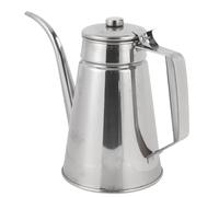 Fabater 304 Stainless Steel Oil Pot Container with Leakage -Proof Mouthpiece, Homemade Kitchen Resistant Oil Storage Can, Cooking Can, Soy Vinegar Dispenser (S 1L)