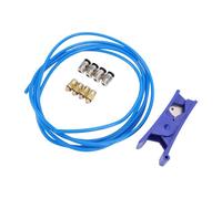 Fabater 3D Printer PTFE Tube Kit with Cutter for Filament Transportation for Ender 3 5 Pro 1.75mm Blue Color
