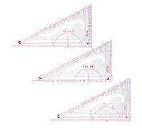 Fabater 3Pcs Sewing Garment Ruler, Bendable Curve Drawing Tool
