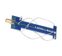 Fabater 4 Arm Helical Antenna PCB 1.6G Wide Range Electronic Component for Positioning Systems 1.4-.68GHz SMA Male 50Ω (Blue)