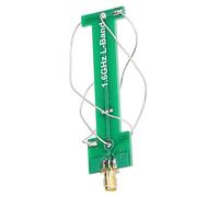 Fabater 4 Arm Helical Antenna PCB 1.6G Wide Range Electronic Component for Positioning Systems 1.4-.68GHz SMA Male 50Ω (Green)