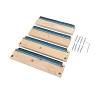 Fabater 4 Sides Embroidery Strip Frame 9.8in Sturdy Solidwood Rug Hooking Frame with Screws Wrech, Easy Assembly Punch Needle for Tufting DIY