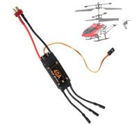Fabater 40A Brushless ESC Speed Controller for RC Drone Helicopter FPV, 2-4S LiPo with Programmable Protection (Black)