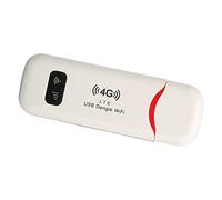 Fabater 4G USB Portable WiFi Router for Multiple Users, High -speed Stable Signal, WPA/WPA2 Encryption, White WiFi Router for Home Trips, for Asia and Africa