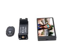 Fabater 4K Phone Selfie Screen with Bluetooth Remote and WiFi 5G Connectivity for Live Streaming and Photography 3.97 Inch