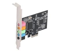 Fabater 5.1 Internal PCIe Sound Card for PC 7, 3D Stereo PCI-e Card, CMI8738 Chip 32/64 Bit Sound PCI Express Adapter