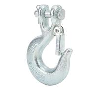 Fabater 5/16in Clevis Slip Hook, Carbon Steel Chain Hooks with Safety, Heavy Duty Towing Winch Hook for Truck Trailer Tie Down, 4700lbs Capacity