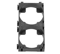 Fabater 50pcs 26650 Lithium Battery Bracket Dual Cell Battery Pack Holder Flame Retardant Plastic 56.5x29x8.7mm for 26650