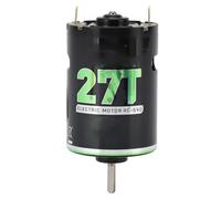 Fabater 540 Brushed Motor, High Performance Efficient Cooling Wide Compatibility RC Brushed Motor, RC Car with Heatsink for 1/10 Car, Off Road Vehicle, Racing (27T)