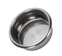Fabater 58mm Filter Basket, High Extraction Even Holes Distribution 58mm Portafilter Basket, Stainless Steel Portafilter with Single Layer Non Pressurized Design for Home Coffee (24mm / 0.9in High)