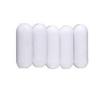 Fabater 5pcs Type C White PTFE Stir Bar for Magnetic Mixer, Laboratory Stirrer Flea, Resistant Spinner Set 5 * 15mm 7 * 30mm 9 * 30mm (Polytetrafluoroethylene)