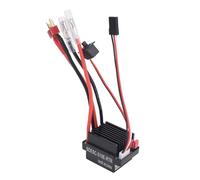 Fabater 60A Brushed ESC Speed Controller for RC Car Boat, Dual Way T Plug Professional Electronic Speed Controller with 320A Peak Current, BEC 5V/2A, Heat Sink