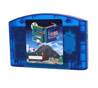 Fabater 64DD Flash Cartridge with Automatic Save Backup and Fast I/O Performance for Classic Gaming Enthusiasts, 32GB Capacity 1 X Flash Cartridge (Blue Transparent)