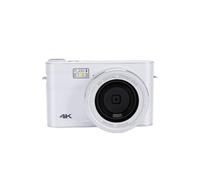 Fabater 64MP Macro Digital Camera with 3" Touch Screen and MP3 Function for Enjoyable Outdoor Photography Aluminum Alloy Design (White)