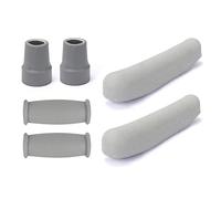 Fabater 6Pcs Crutch Pads Cushions Covers Under Arm Fist Spare Parts, Non