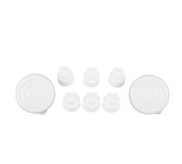Fabater 6pcs Duckbill Valves, 2pcs Silicone Backflow Protector, Replacement for M5 Portable Breast Pump - Food Grade Silicone Material, Easy to Clean - Ideal for Breastfeeding Mothers