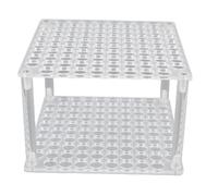 Fabater 96 Slots Acrylic Display CAME -UP Brush Holder Pencil Pencil Organizer Saver Saving Pen Holder for Office Supplies (Transparent)