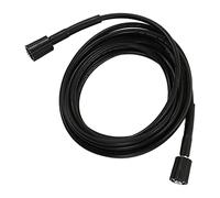 Fabater 9m High Pressure Washer Hose for Car, Explosion Proof PVC Rubber Water Cleaning Extension Pipe, Weather Resistant & Abrasion Proof with Quick Connect Plugs (2 End M22 Insert 15MM)