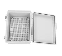 Fabater ABS Junction Box, IP67 220x170x110mm Junction Box Electrical Enclosure with Stainless Steel Hardware for Indoors Outdoors