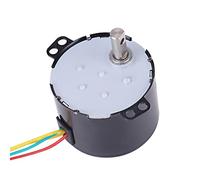 Fabater AC220V 10W 0.5A Permanent Magnet Synchronous Motor, CW/CCW 2.5rpm Low Speed Reversible Gear Motor for Automation Equipment, Small Torque Constant Speed with Metal Gears (2.5 turns)