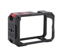 Fabater Action Camera Cage, Aluminum Alloy Protective Frame with Cold Shoe Mount, 1 4 Inch Thread and Multiple Expansion Interfaces, Multifunction Camera Case with Standard Base and Side