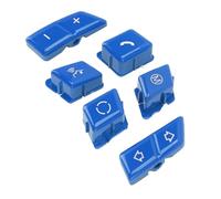 Fabater Address of the Sports Button Decorative Replacement for 1 Series 3 E90 E92 E93 M3 E81 E82 E87 E88, High Sustainability for the Interior Update of the Car (Blue)