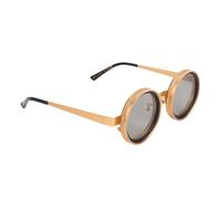 Fabater Adjustable Tint Sunglasses, ND Filter Round Polarized Sunglasses, Metal Frame Manual Dimming Glasses for Outdoor, Indoor, Diving, Sporting