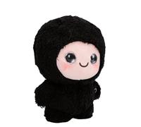 Fabater AI Smart Talking Plush Toy Educational Interactive Stuffed Animal for Kids Learning Fun - Plush Fabric 21x15cm (Black)