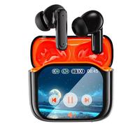 Fabater AI Translation Earbuds Real Time, 164 Language Translator Earbuds with 7 Translation Modes, 3-in-1 Buletooth 5.4 Touch Screen Translator Headphones for Travel, Business