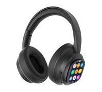 Fabater AI Translation Headphones, Wireless Bluetooth 6.0 with LCD Touchscreen 2 Way Translation in 115 Languages ANC Noise Cancelling for Travel Business Office Daily Use