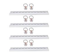 Fabater Aluminum Precision L of 304 Mm for the Track Binding for Atvs Dirt Bikes Motorcycles, 4 Rings or Ring Accessories (Silver)