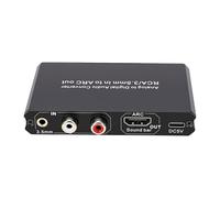 Fabater Analog to Digital Sound Adapter for Consumer Electronics Stores with 3.5mm to ARC Connector in Robust Aluminum Alloy