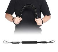 Fabater Arm Power Exerciser, Carbon Steel Spring Forearm Strength Trainer, Adjustable Resistance Hand Grip Muscle Builder with Non-Slip Rubber Handle for Shoulder Back Chest Workout (60KG)