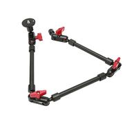 Fabater Articulating Magic Arm, 31 Adjustable Friction Articulated Arm, 360° Ballhead Adapter Magic Arm with 1/4 & 3/8 Thread, Work with Various Action Camera, Monitor, LED Lights