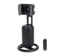Fabater Auto Face Tracking Phone Holder, 360° Rotation Face Body Phone Tracking Tripod Rechargeable, Smart Shoot Camera Mount with Control & on Mic for Live Streaming