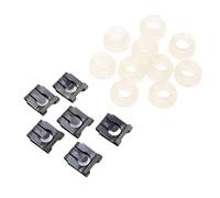 Fabater Automatic Gear -circuit Lever Socket -Clamp/Holder Set Securing the Gear Change Change for Car Enthusiasts Metal/rubber 10 Sets X Fraise Connection Socket and Clips