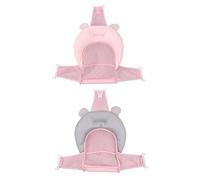 Fabater Baby Bath Cushion Pad, Adjustable Non-Slip Baby Bath Mat, Breathable Mesh Pad, Safety Newborn Bathtub Pillow Floating Bathing Tub, Infant Support (Style 2)