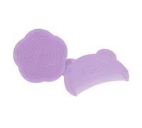 Fabater Baby Scalp Brush 2 Pack, Soft Silicone Bath Brush for Newborns | Baby Bath Brush with Curved Comb, Newborn Scalp Cleaning Tool, Gentle Scrubber for Infant Head, Easy Wash Silicone Set with S