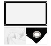 Fabater Big Foldable White Projection Screen with a Black Edge, Which Are Easy to Install for the Cinema in the Open Air (40 inches)