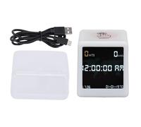 Fabater Bitcoins Miner, Bitcoin Solo Lottery Miner 1.54 Inch Display, 1060 KH/S Hashrate, WiFi/BLE, Lottery Solo Miner, Desktop Clock with Weather Temperature Humidity Display (White)