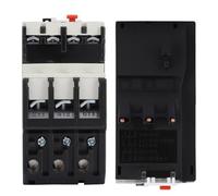 Fabater BR2-25 Electric Motor Thermal Overload Relay Adjustable 0.63-32A Phase Protection 690V 50-60Hz Manual Auto Reset Test Button (2.5-4A)
