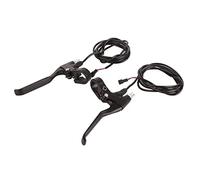 Fabater Brake Lever Set, Durable 2 Wires Left & Right Electric Bicycle Brake Lever Replacement for Mountain Bike with 22.5mm Handlebar, Motor Power Cut-Off Protection, 1.7m Cable